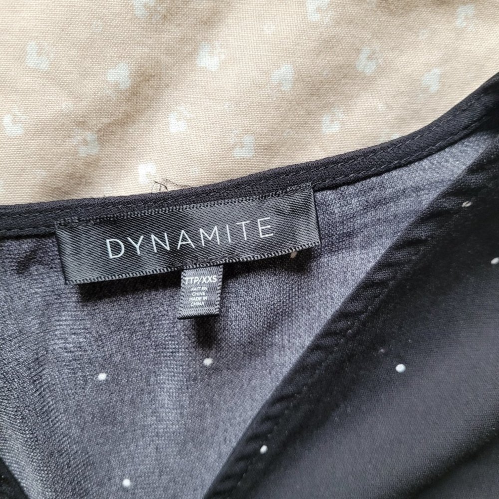 Dynamite Ruffle Wrap Dress - Picture 6 of 8